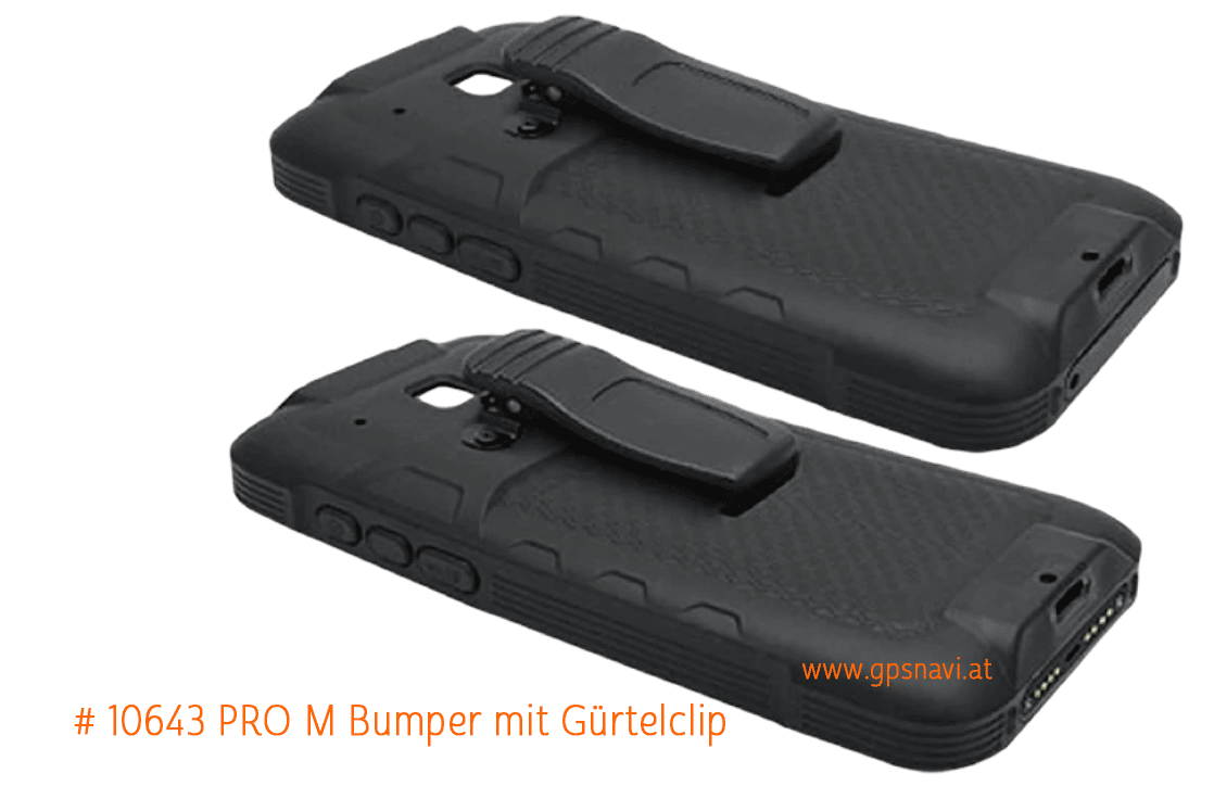 PRO M Bumper - Extra Protect Gerätehülle + Gürtelclip