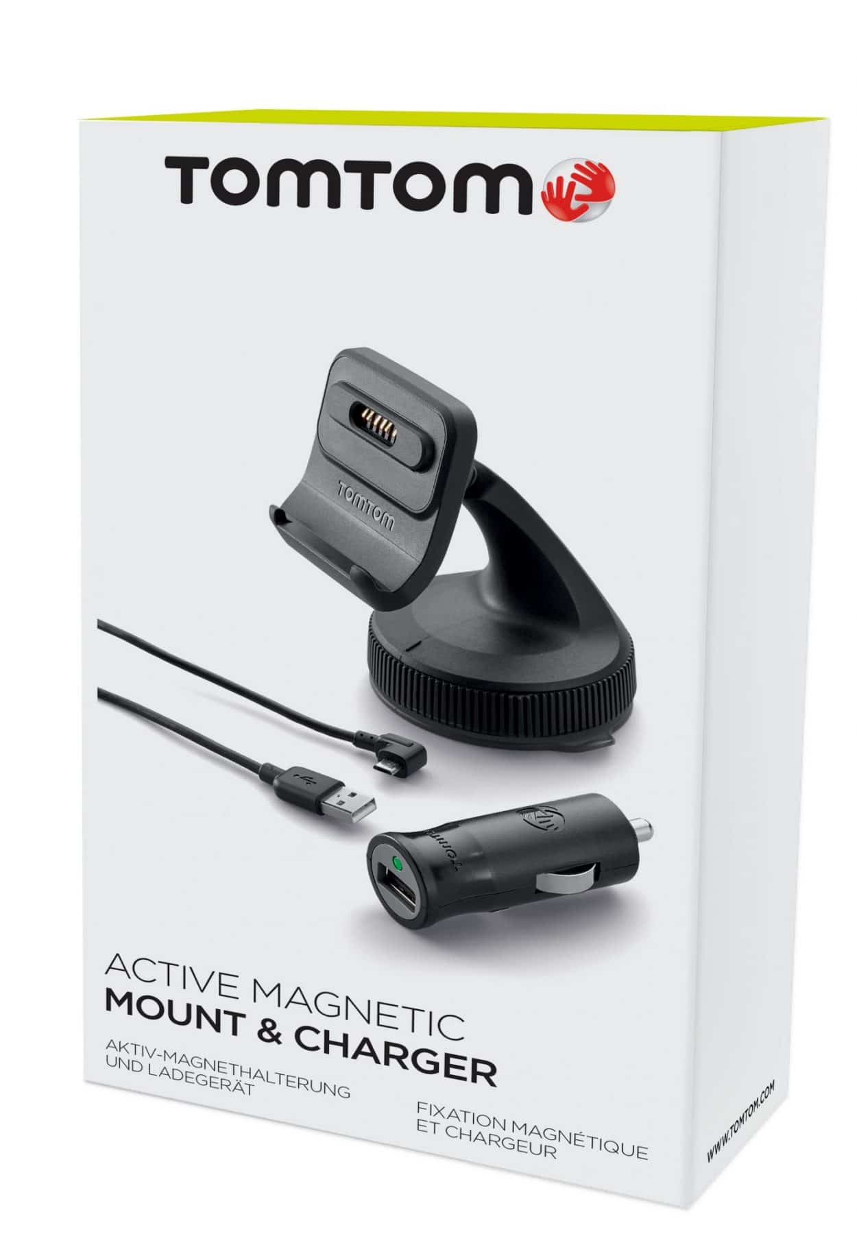 TomTom Click&Go Windschutzscheibenhalterung mit Magnetischer Navigationshalterung