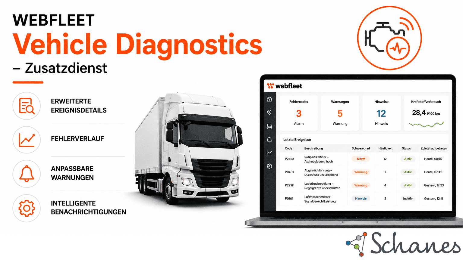 Webfleet Vehicle Diagnostics