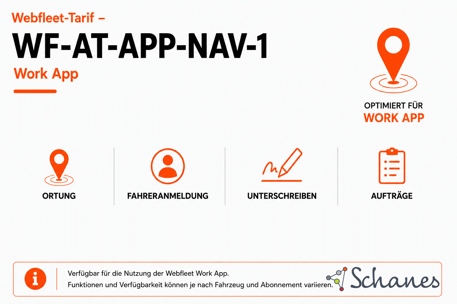 Bild: Webfleet-Tarif – WF-AT-APP-NAV-1 – Worl App